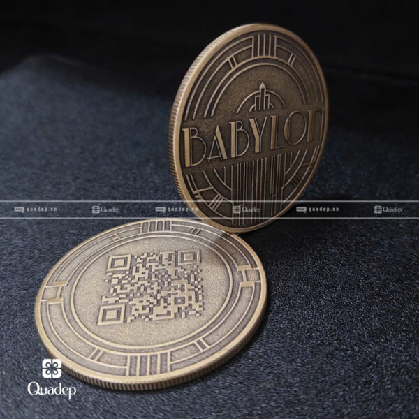 Đồng Xu Đúc Chìm Nổi Giả Cổ Babylon - Ảnh 4