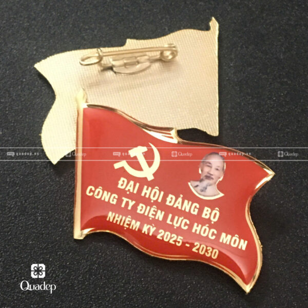 Huy Hiệu Cài Áo Đại Hội Đại Biểu Đảng Bộ - Ảnh 4