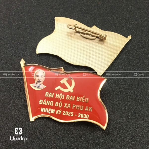 Huy Hiệu Cài Áo Đại Hội Đại Biểu Đảng Bộ - Ảnh 2