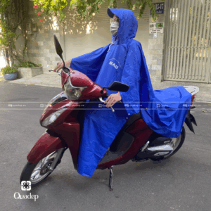 Alternative view of Áo Mưa Cánh Dơi In Logo Theo Yêu Cầu