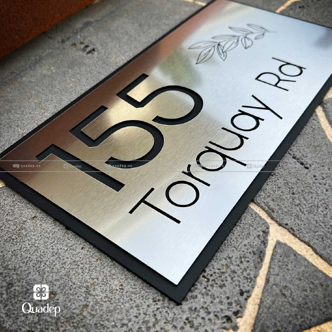 Biển Số Nhà Bằng Đồng, Inox, Mica, Gỗ Cực Bền Đẹp