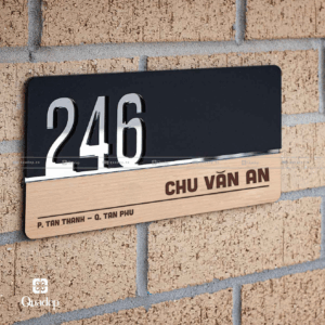 Làm Bảng Số Nhà Nhiều Mẫu Mã Độc Đáo Sang Trọng