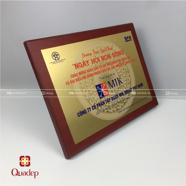 Biểu Trưng Gỗ Đồng In Theo Yêu Cầu - Ảnh 3