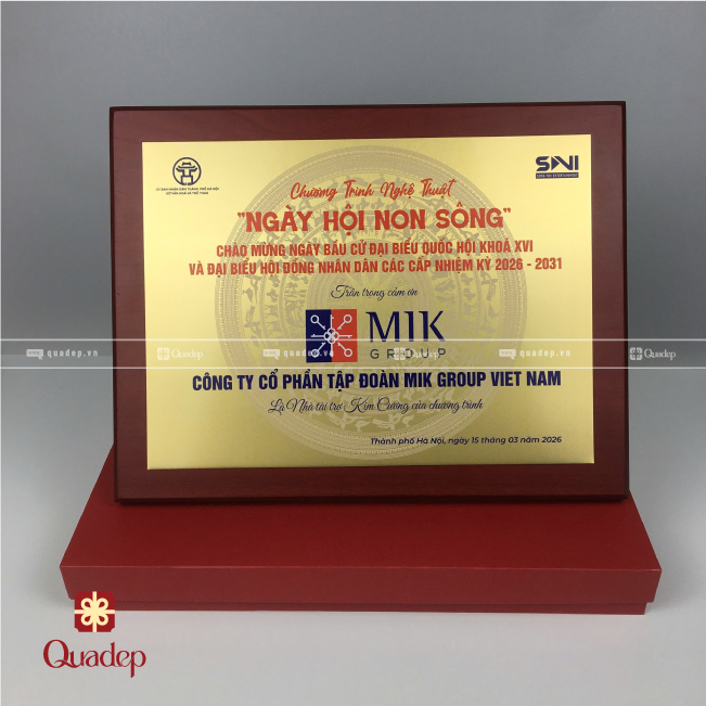 Biểu Trưng Gỗ Đồng In Theo Yêu Cầu