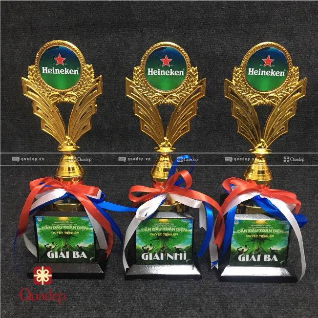 Cúp Nhựa Mạ Vàng In Theo Yêu Cầu - Ảnh 3