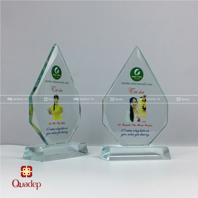 Cúp Thủy Tinh/Pha Lê Hình Chóp Nhọn - Ảnh 3